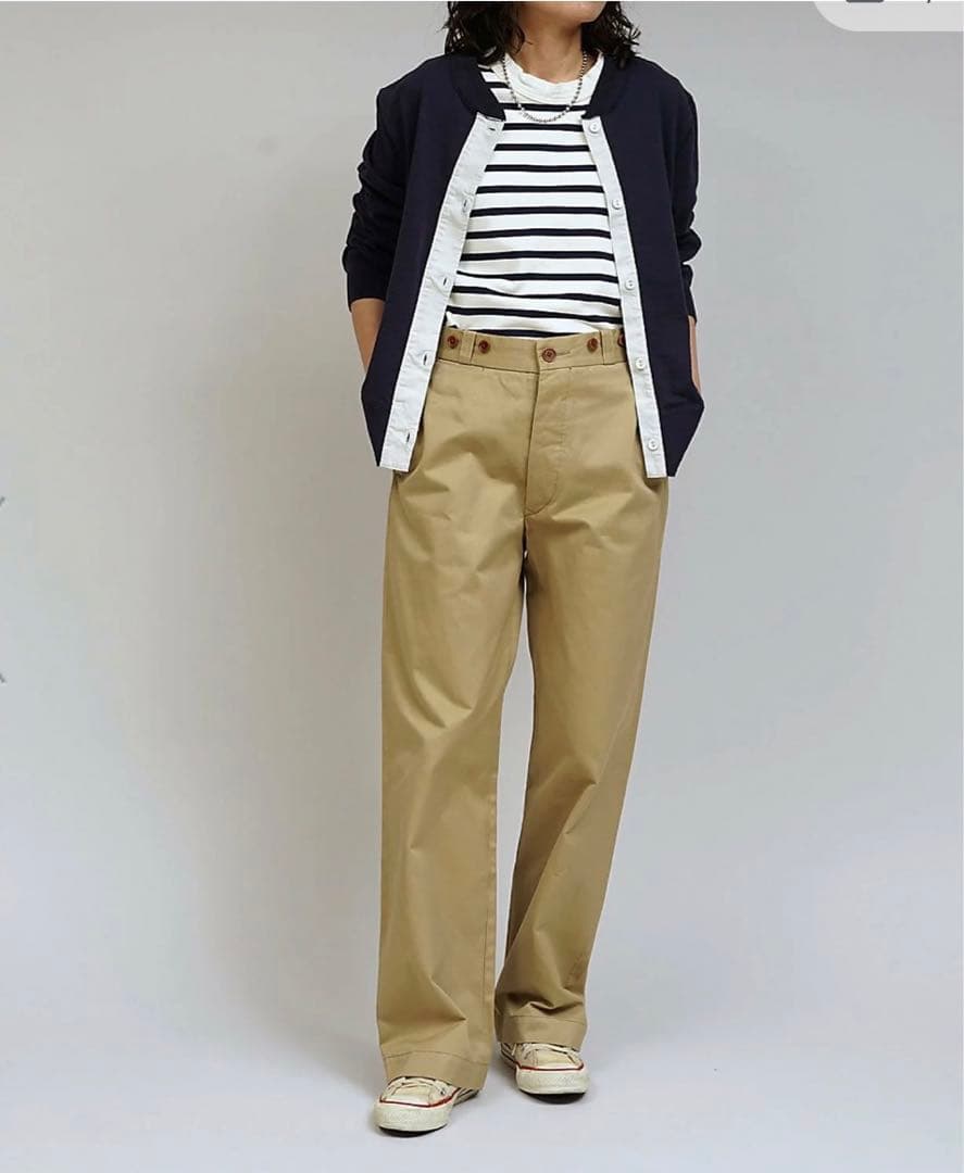 Nigel Cabourn レディース/ベーシックチノ NIGEL CABOURN（ナイジェルケーボン） ワイド チノパンツ レディース