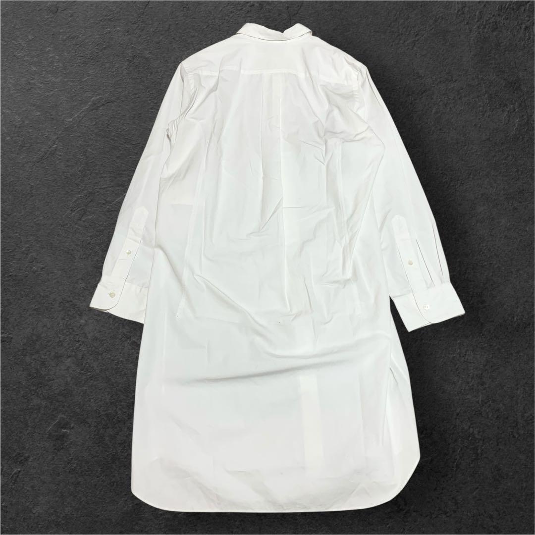 ジュンヤワタナベ コムデギャルソン シャツドレス S ホワイト - メルカリ