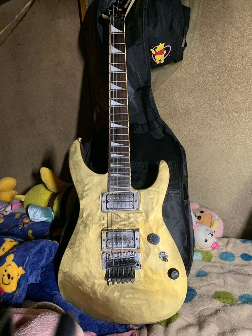 FERNANDES ★ フェルナンデス　エレキギター　現状品　（自家塗装） FERNANDES ☆ フェルナンデス エレキギター 現状品 （自家塗装