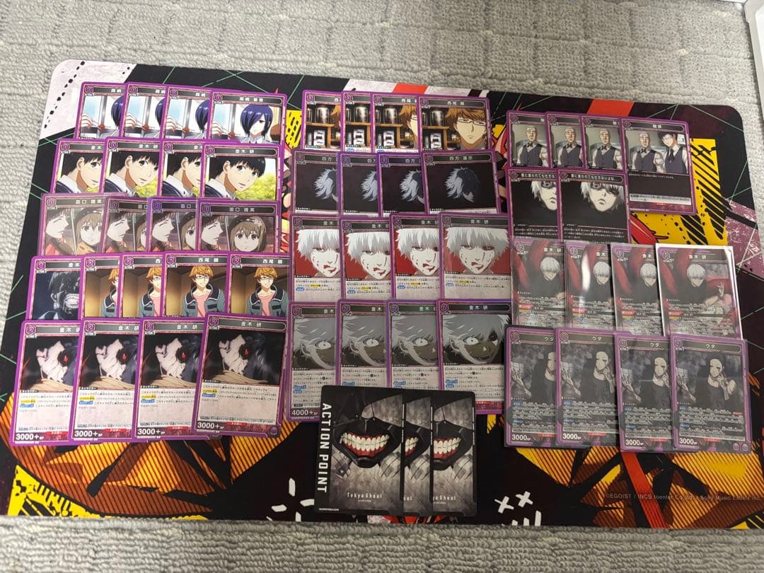 ユニオンアリーナ 東京喰種 12金木 金木 研 デッキパーツ まとめ売り 紫