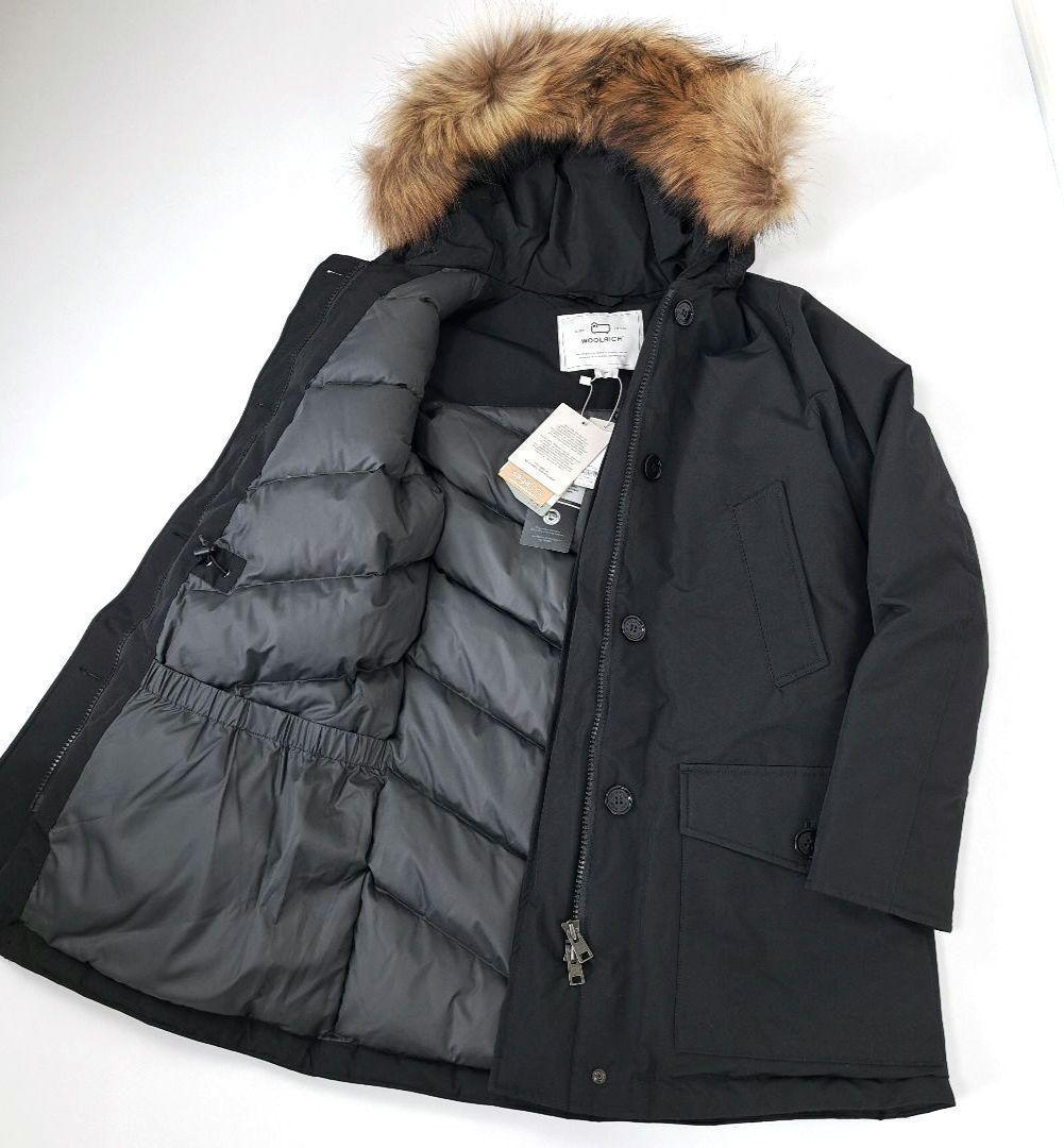 未使用タグ付き★定価12万 WOOLRICH 現行 ダウンジャケット 黒 M
