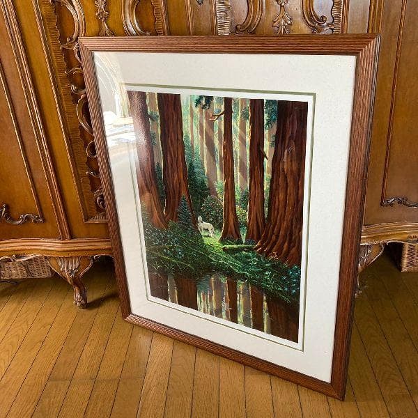 チャールズ・リン・ブラック 作 直筆サイン入り シルクスクリーン 版画