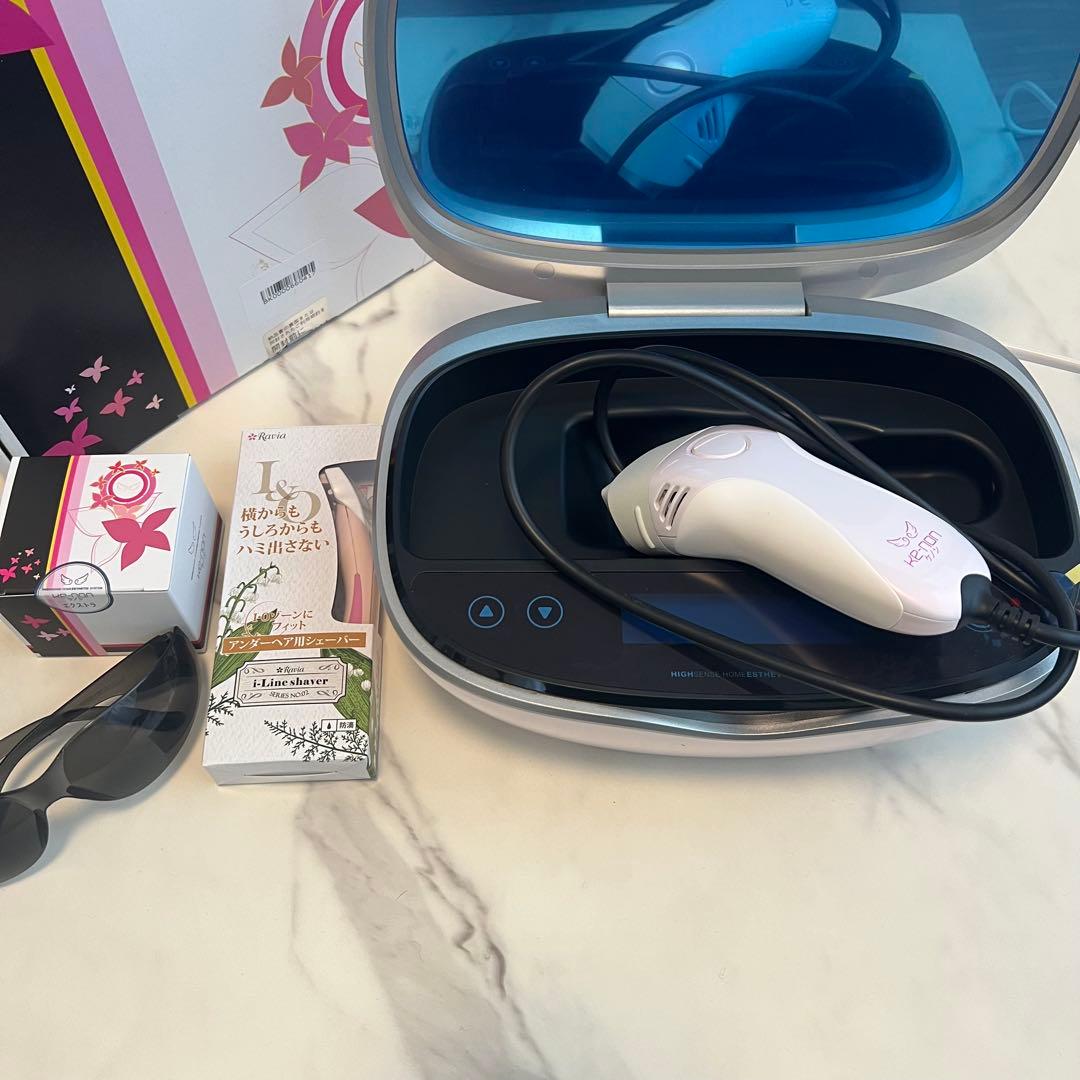 ケノン　Ver.8.7 脱毛器　パールホワイト