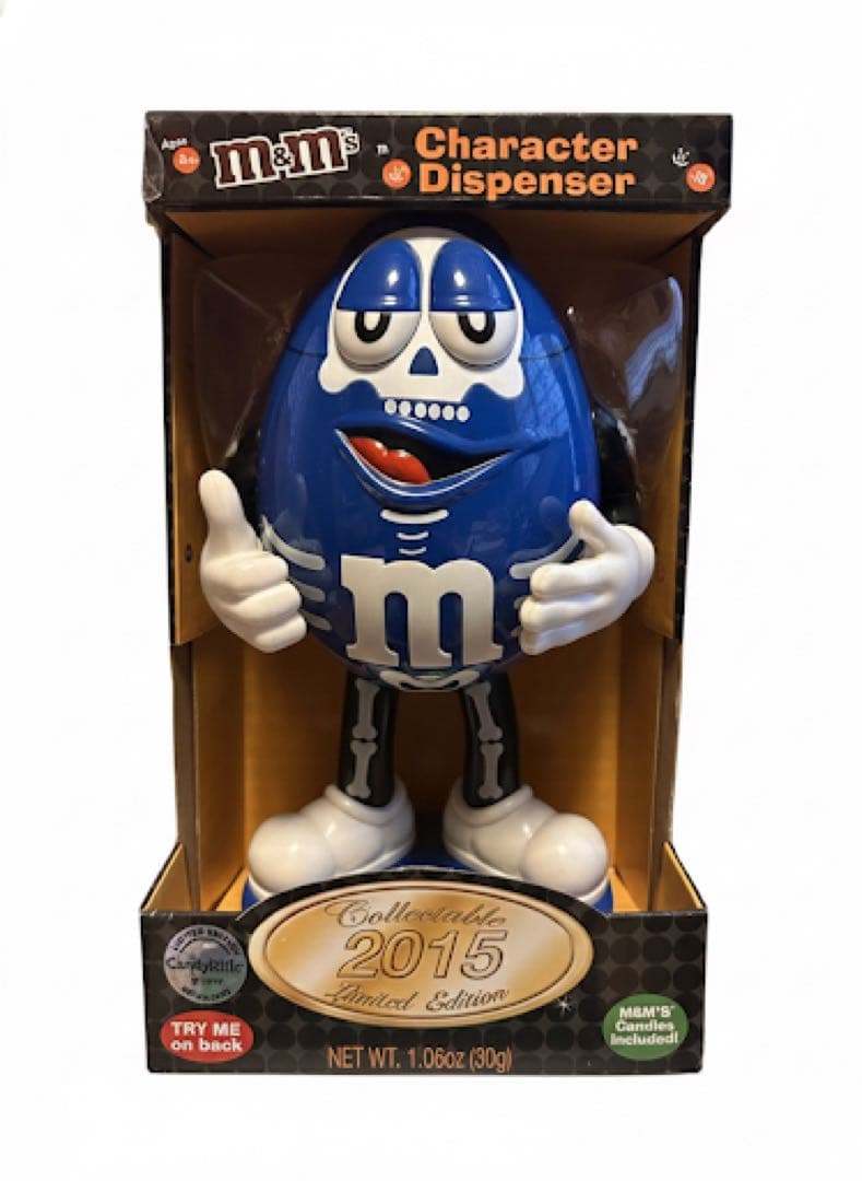 ザ*キ様 激レア M&M's 2015年限定キャラクターディスペンサー USED品 m&m's チョコレート ディスペンサー エムアンドエムズ ホット