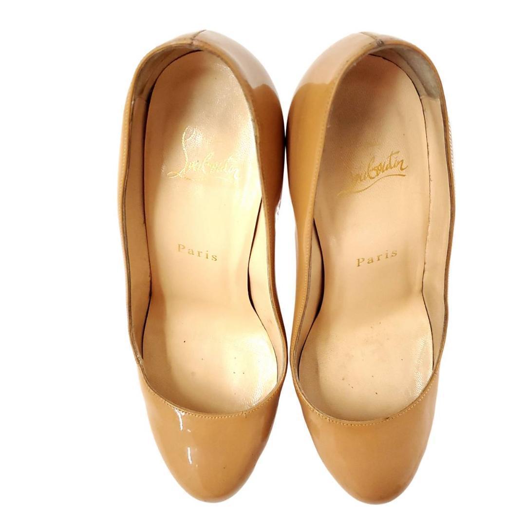 クリスチャンルブタン リフト新品 裏張り済 エナメル パテントレザー