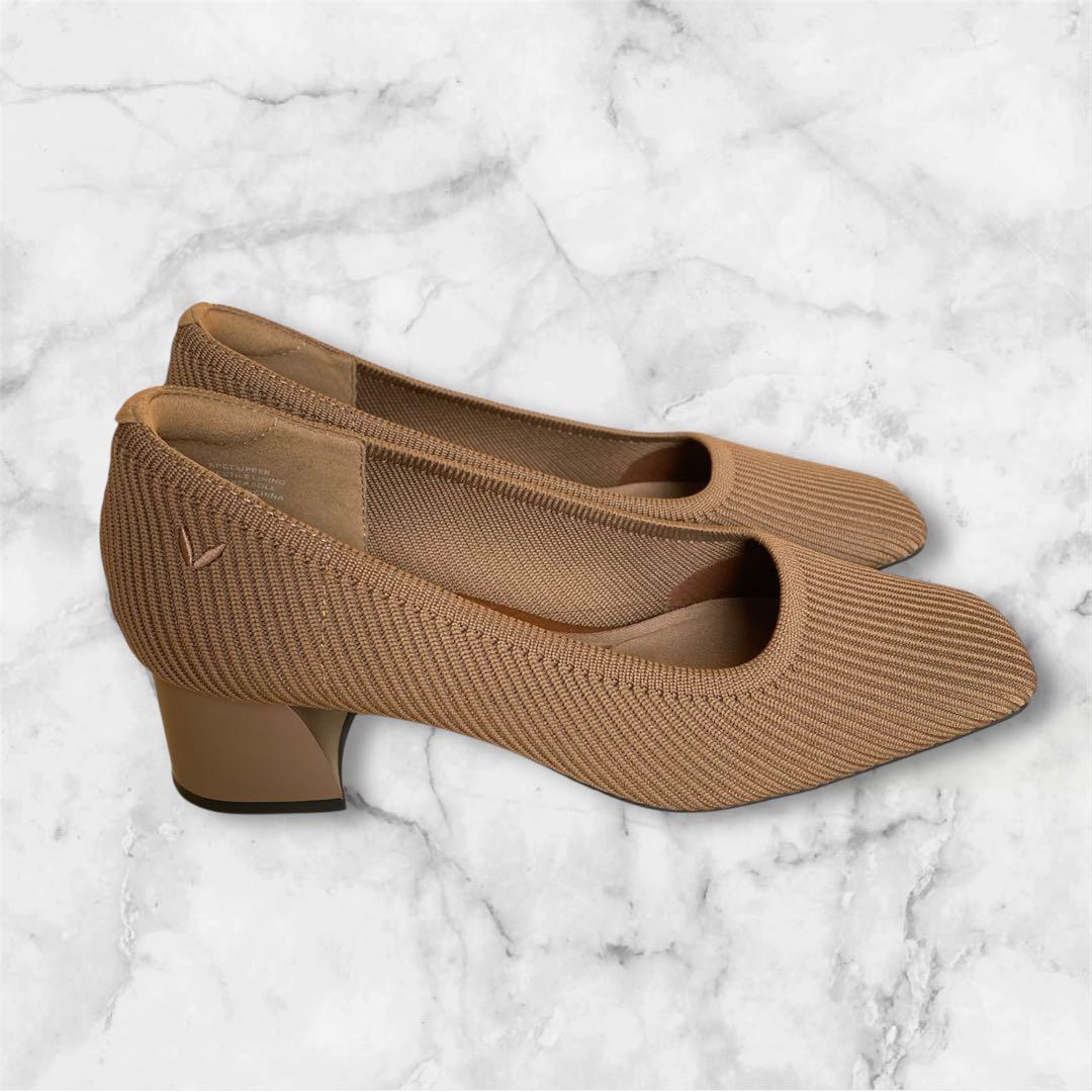 美品】ビバイア チャンキーヒール パンプス スクエアトゥ EU37.5