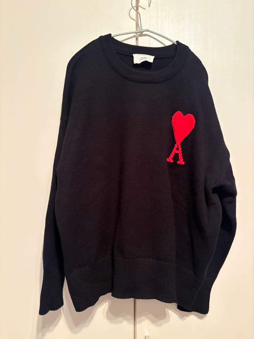 ami paris アミ　クルーネックニット　M