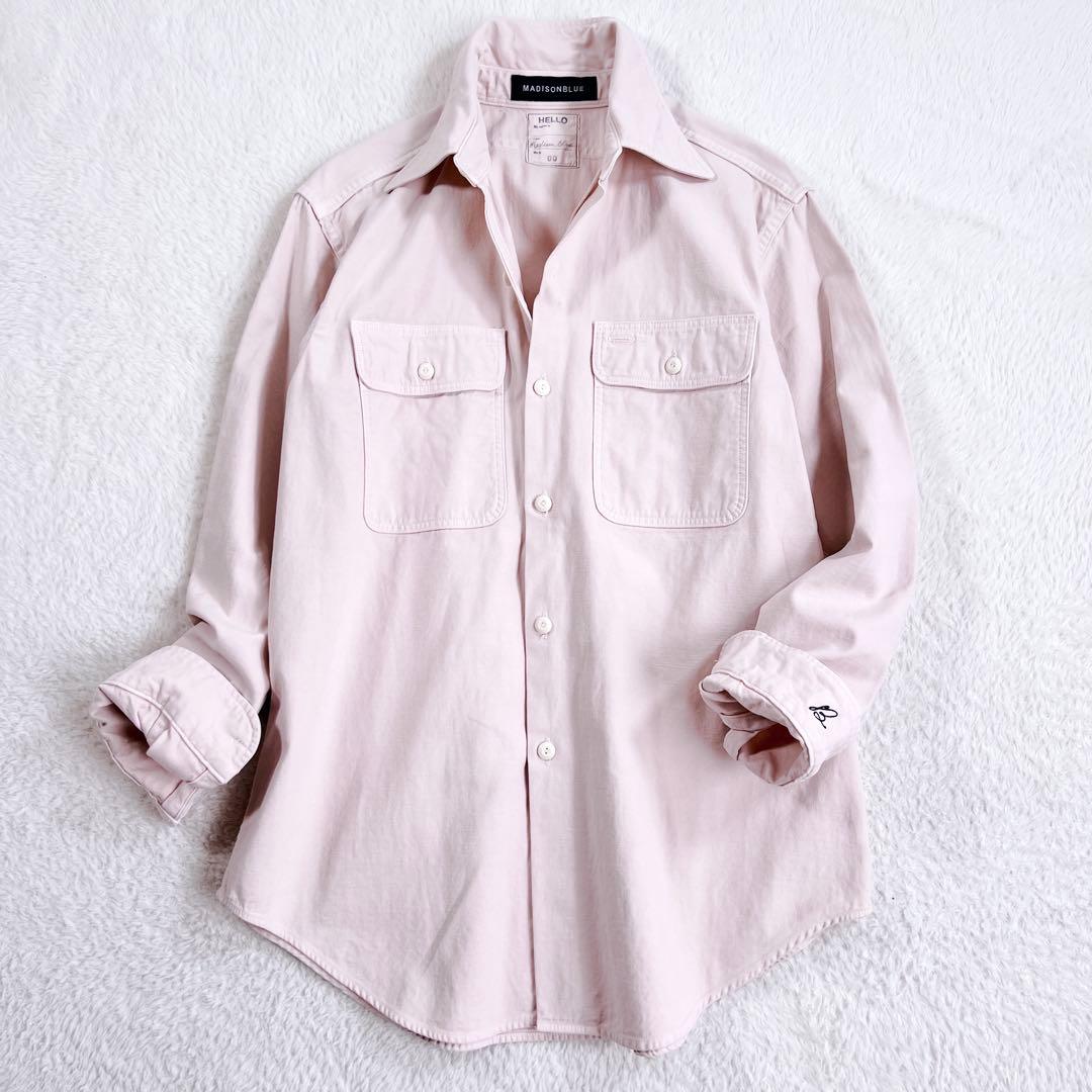 希少カラー✨マディソンブルー ハンプトンシャツ ピンク サイズ00 サクラ色