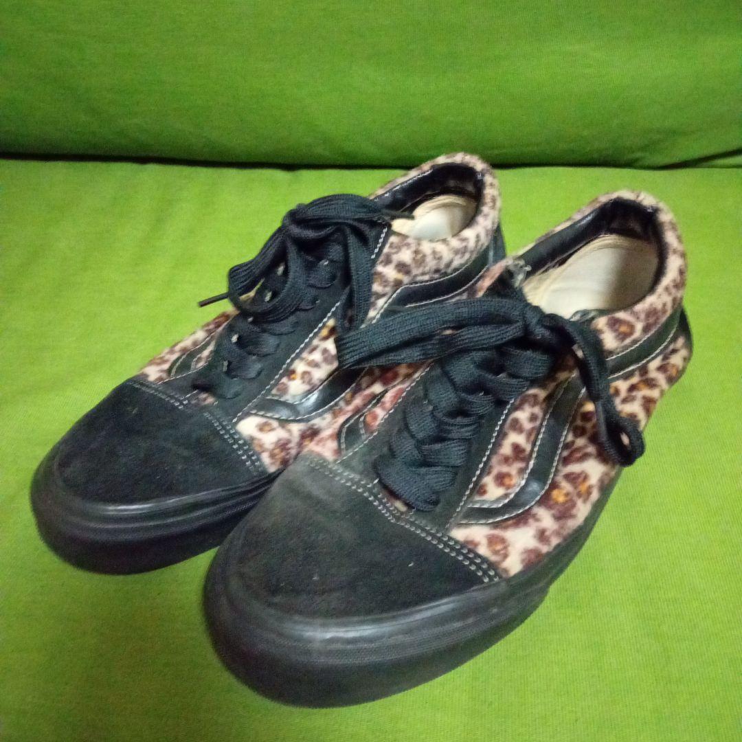 希少❗️90年代USA製VANSヒョウ柄オールドスクール