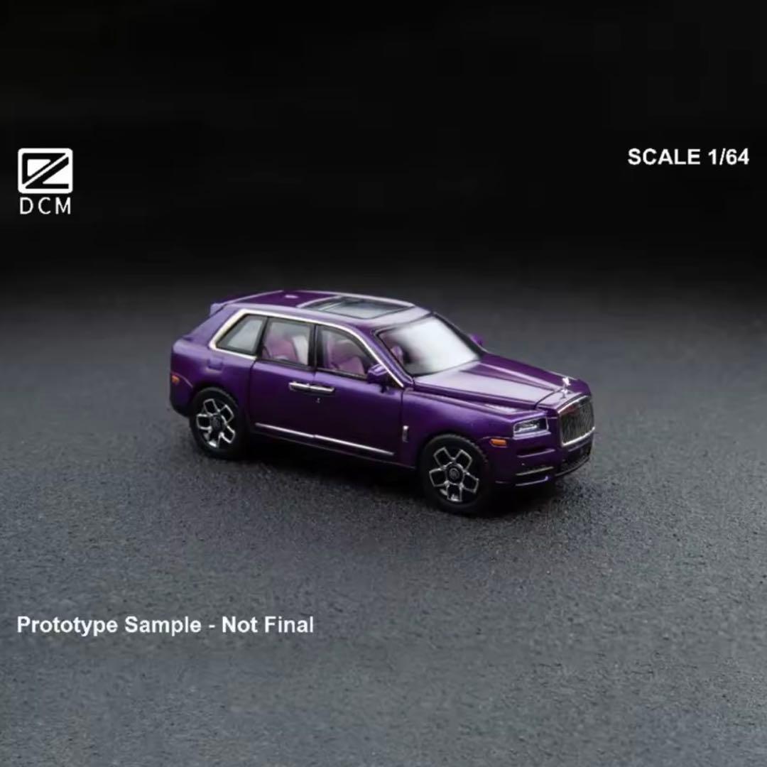 DCM ロールスロイスカリナン1/64ミニカー　紫