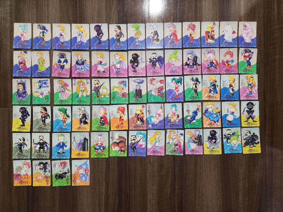 ファイナルファンタジー Ⅵ カードダス ノーマル 74種類