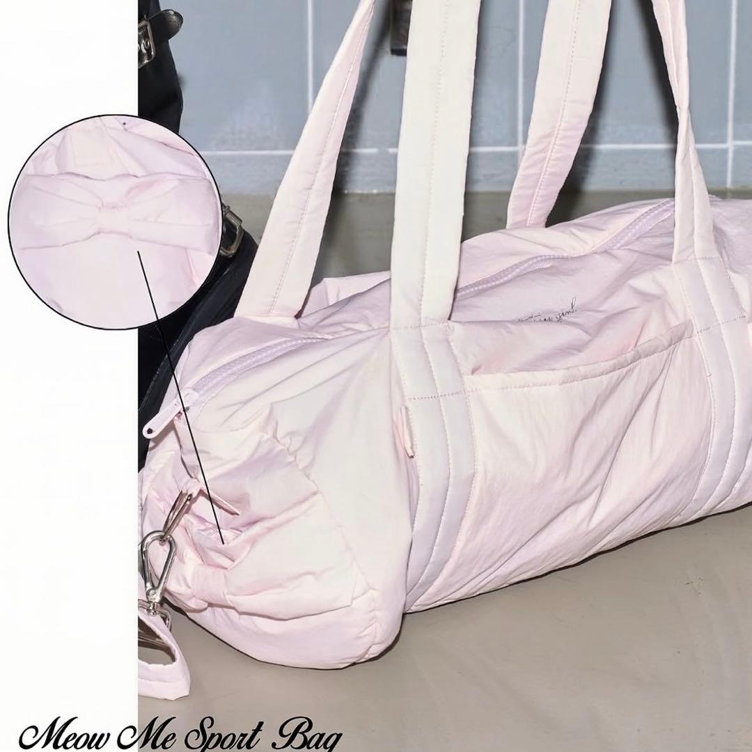 バレエ silentand meow me sport bag -pink-