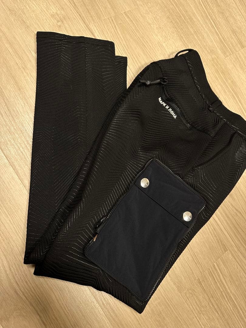 MARK & LONA ブラックパンツ ストレッチ