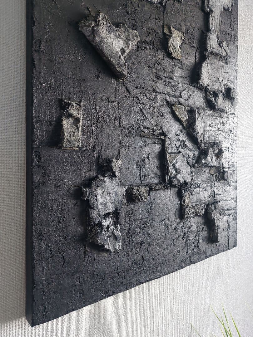 テクスチャーアート☆≒60×42×3㎝ 抽象画 現代アート インテリア
