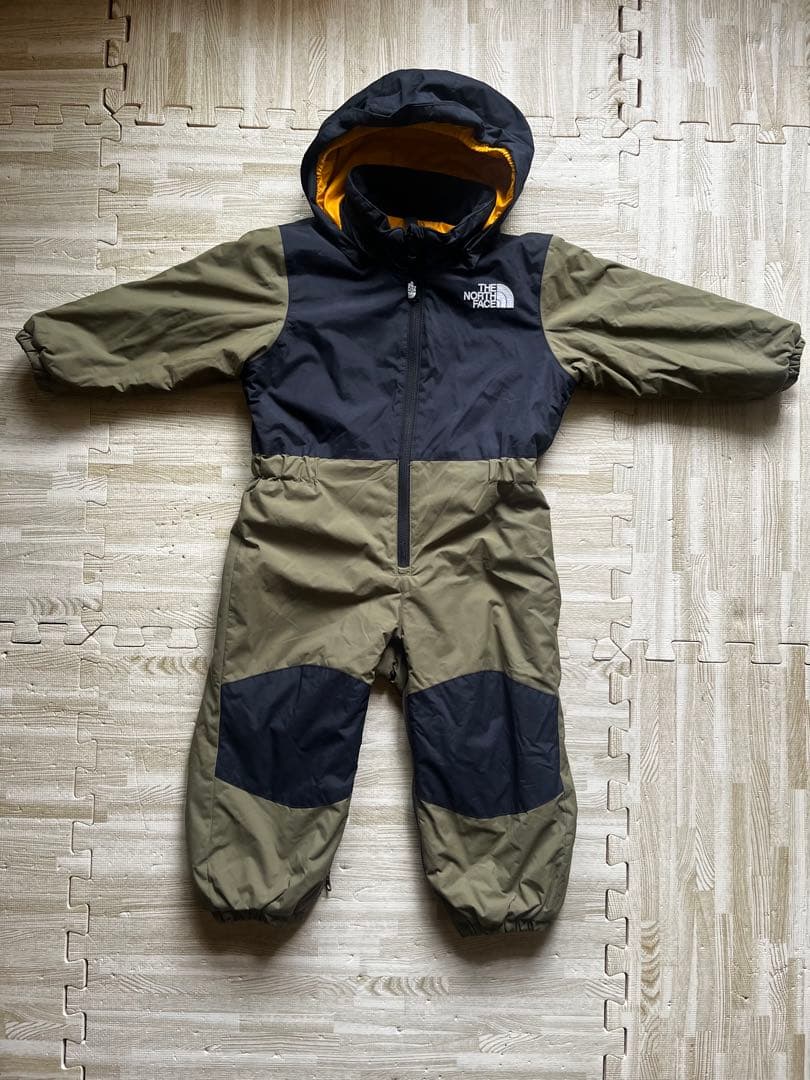 The North Face 子ども用スキーウェア 黒/オリーブ90