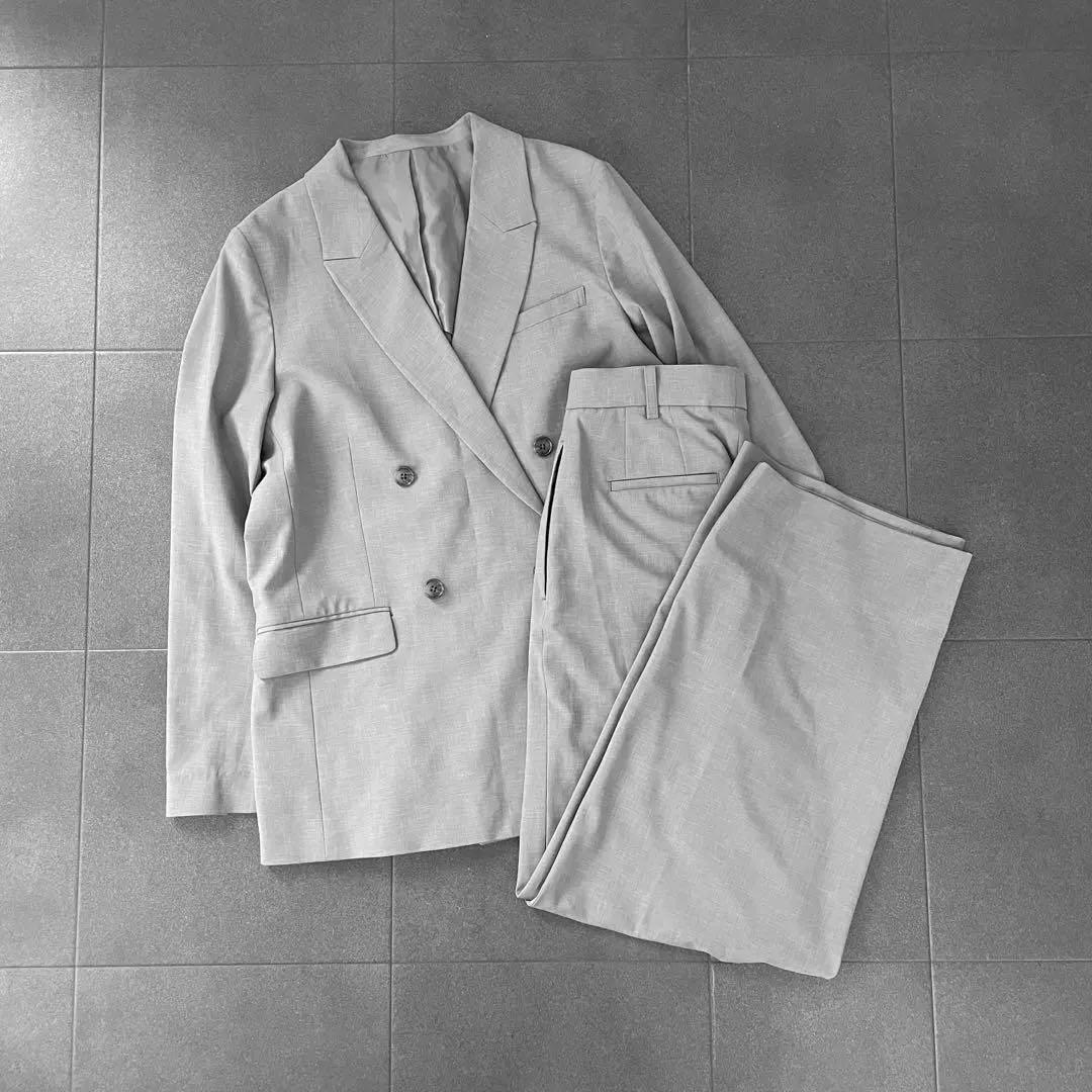 SUIT SELECT レディーススーツ M グレー 上品 通勤 就活 卒業式