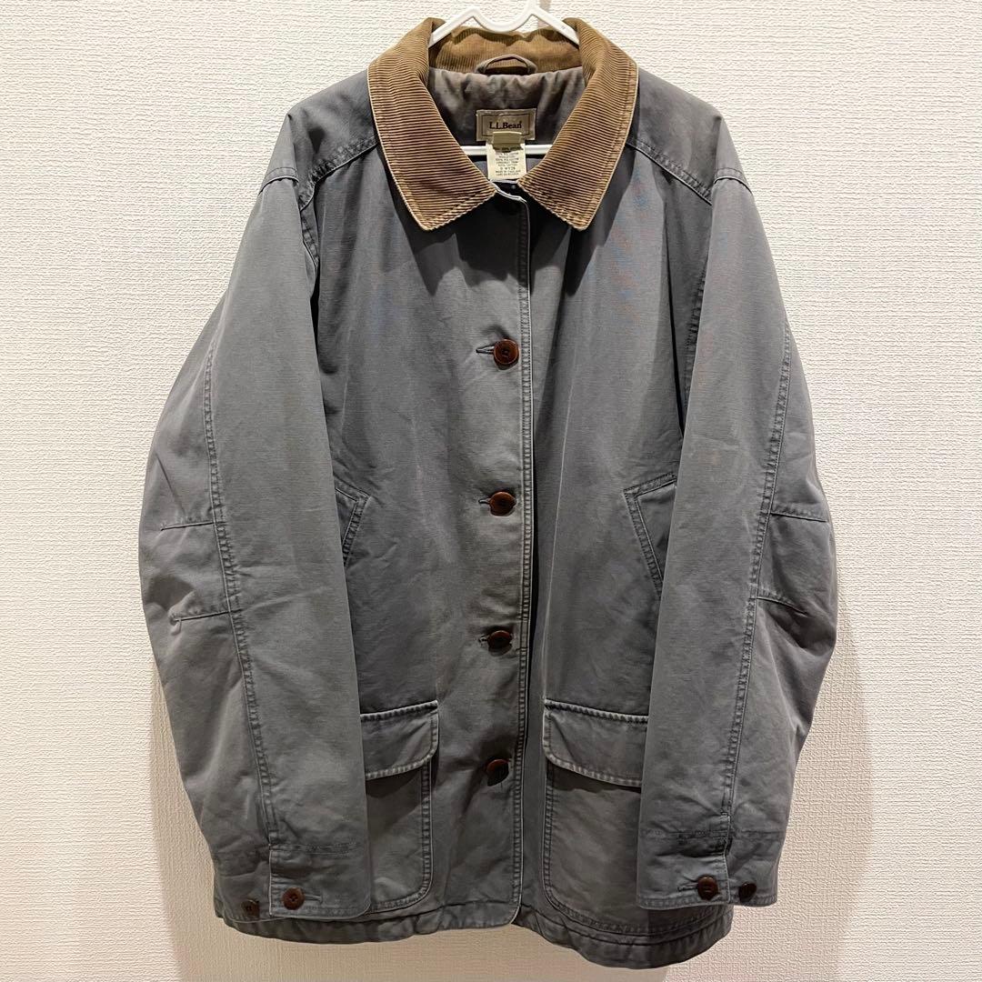 エルエルビーン フェード コットンジャケット 中綿 古着 LLBean アメカジ