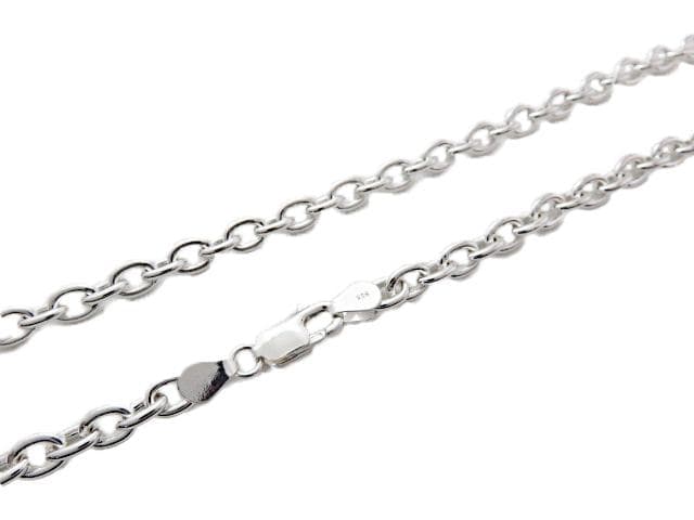 【しょうた】あずきチェーン カット無し シルバー 2.8mm 55cm