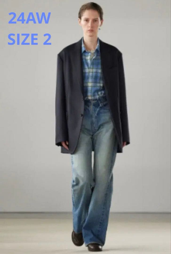 パンツ AURALEE SELVEDGE FADED DENIM PANTS 2