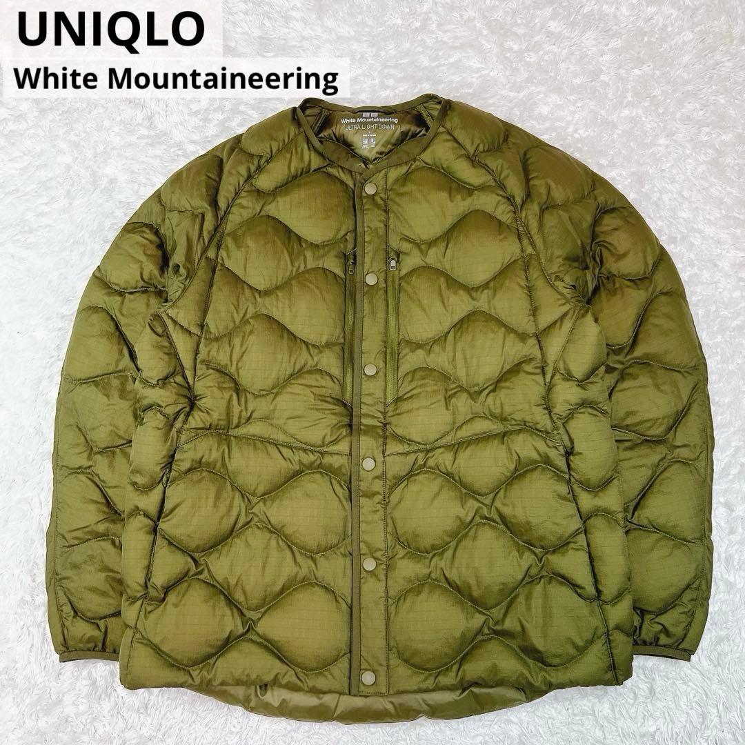 極美品✨ユニクロ ウルトラライトダウンオーバーサイズジャケット オリーブ L