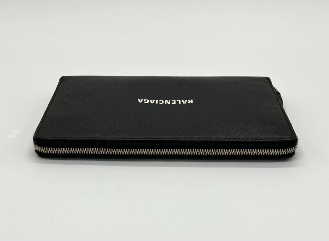 ⭐️ 美品 バレンシアガ エブリデイ ロゴ ラウンドファスナー 長財布