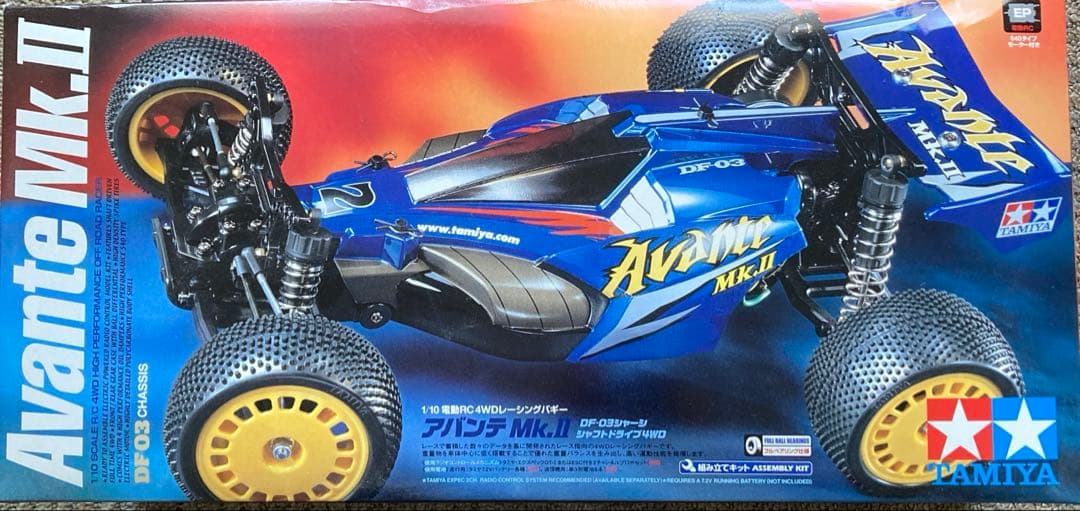 アバンテmk2 1/10電動RC 4WDレーシングバギー