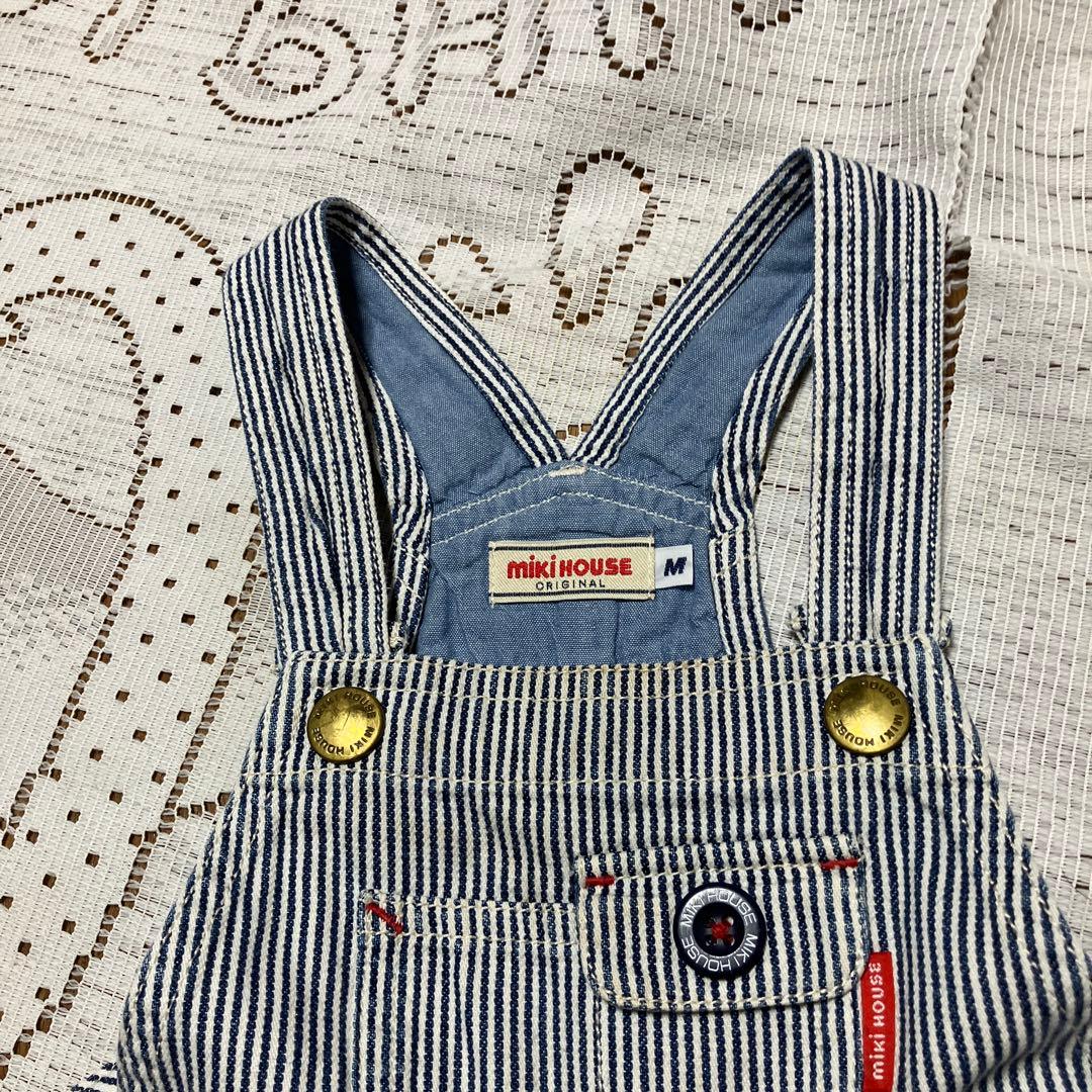 美品☆ミキハウス☆オーバーオール☆M 80ー90 - メルカリ
