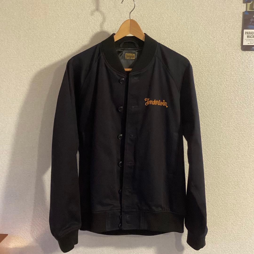 テンダーロイン スタジャン サテン ジャケット ブルゾン