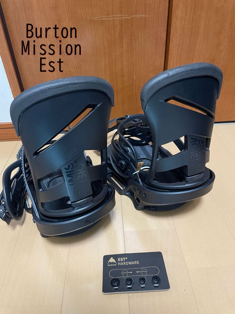 新品未使用 Burton Mission Est ブラック ビンディング L