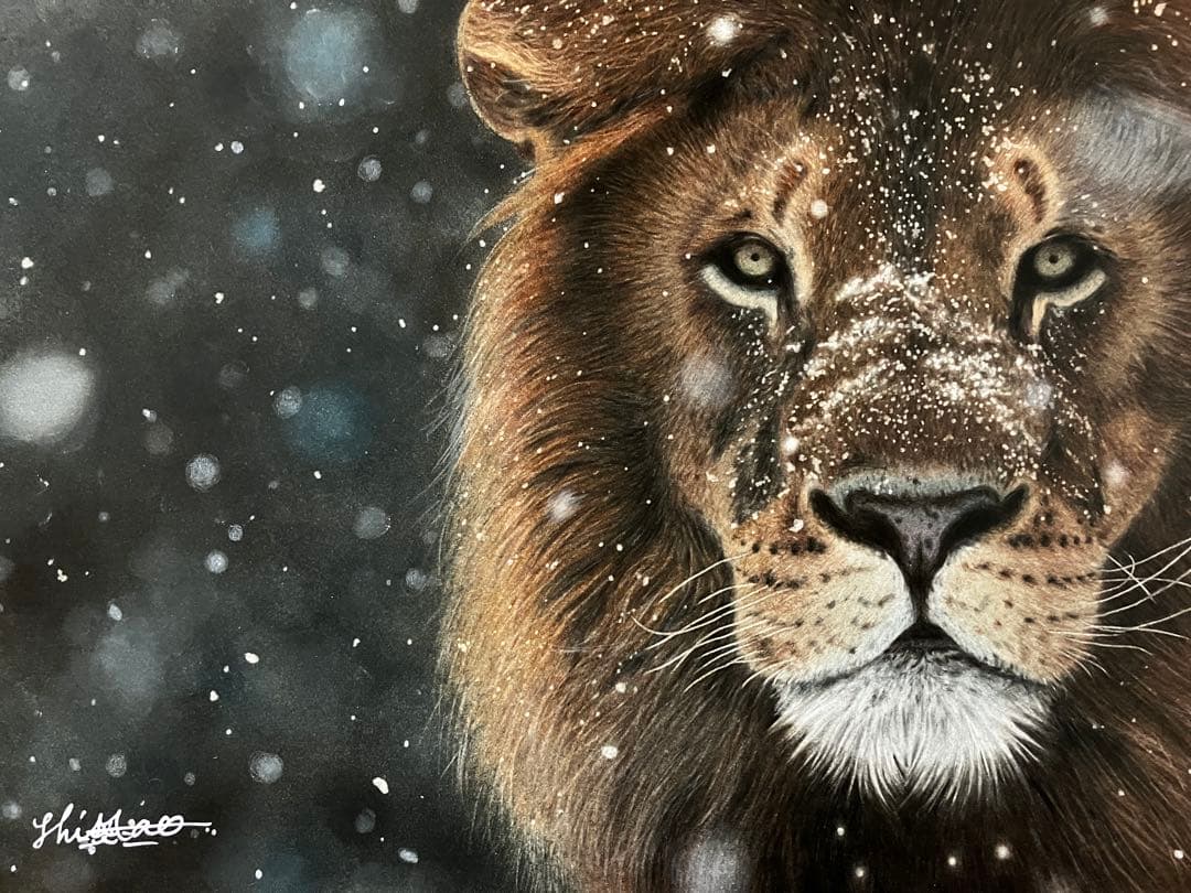 凍空と 色鉛筆画 パステル MARI | イラスト工房Happy circle | . . ⁡ いよいよ今週末から始まる