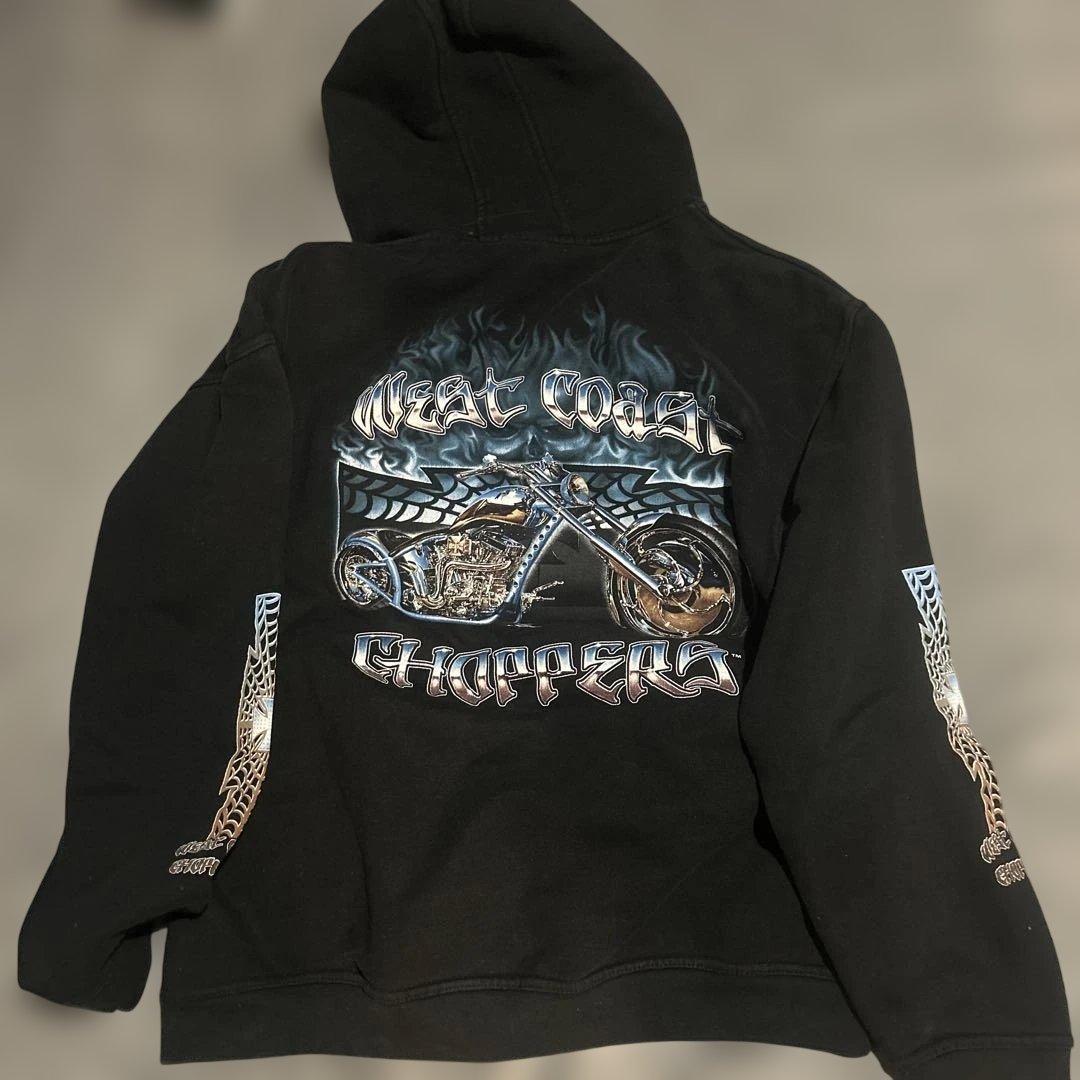 WestCoastChoppersヴィンテージパーカー 90s spider - メルカリ