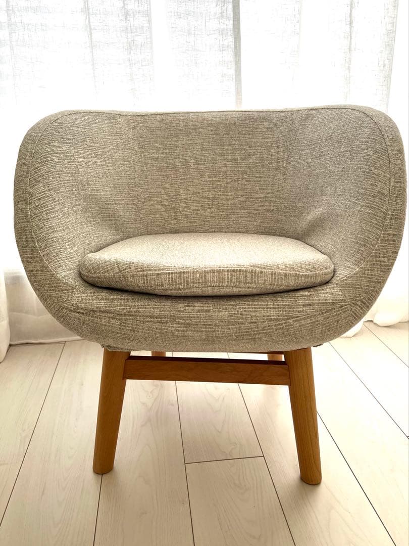 【美花菜】モモナチュラル モールドチェア