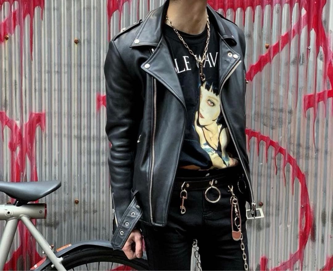 666 ダブル ライダース ジャケット - メルカリ