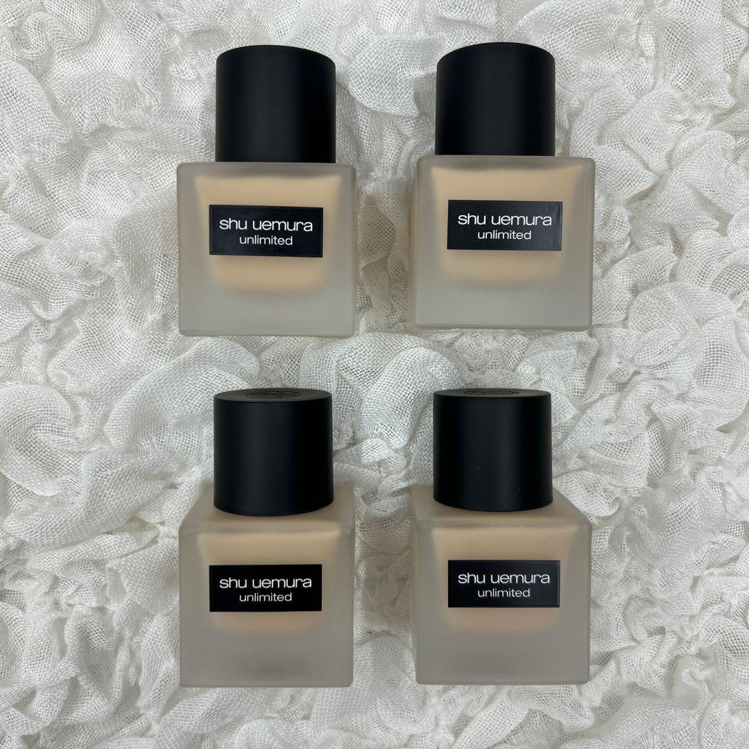 shu uemura unlimited リキッドファンデーション 4本セット
