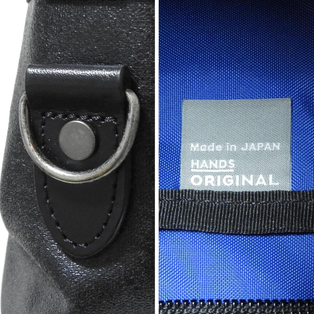 美品 森野帆布 メンズトートバッグ 東急ハンズ限定デザイン ブラック