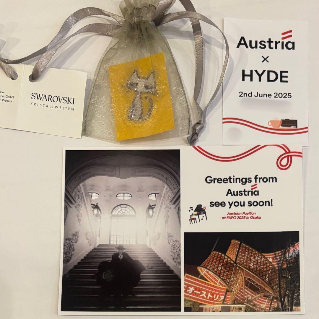 【非売品】 大阪関西万博 HYDE ステッカー 整理券 限定ポストカードセット