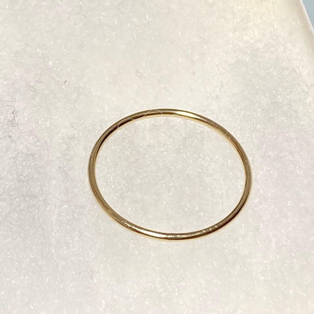 grâce grace】K10 スキニーリング 11号｜華奢 重ね付け◎ 上品