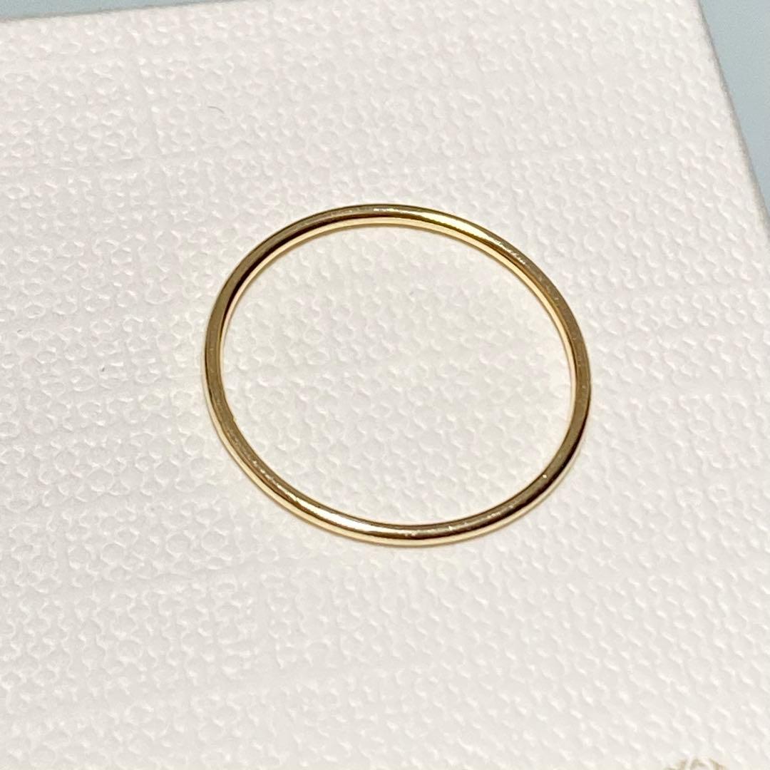 grâce grace】K10 スキニーリング 11号｜華奢 重ね付け◎ 上品