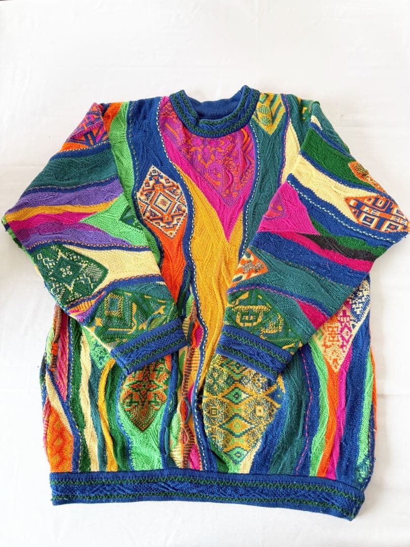 coogi クージー 立体 編込み 3Dニット 即完売モデル 希少