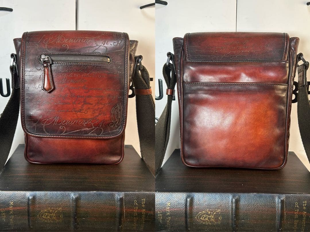 廃盤52万円 Berluti ジュールJ ショルダーバッグ スクリット - メルカリ