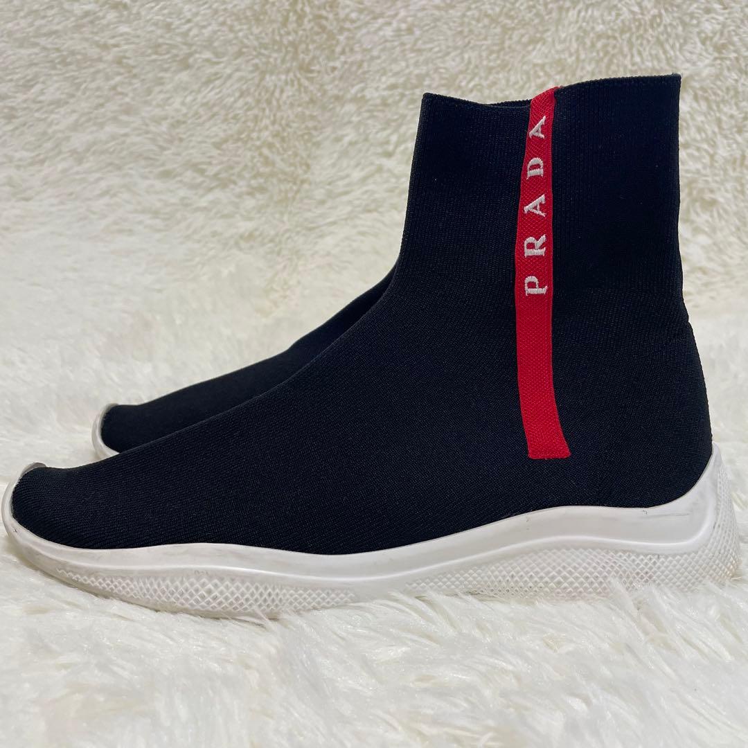 PRADA（プラダ）のハイソール ソックスブーツ 38