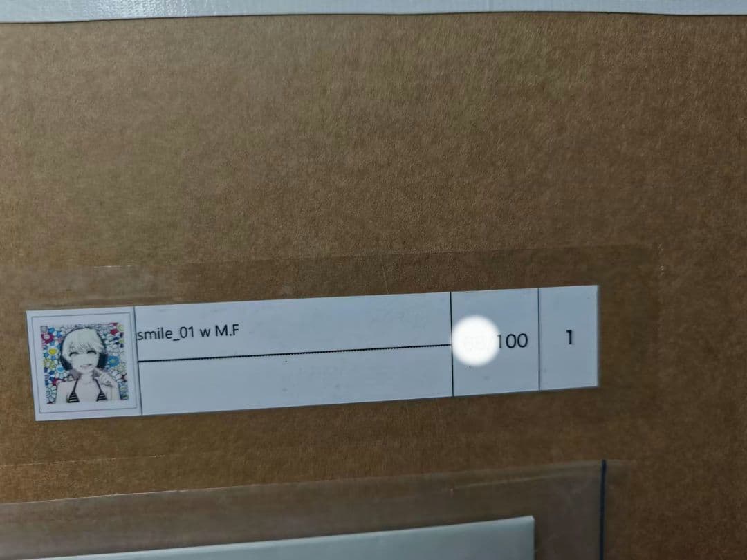 村上隆 × mebae 「smile_01 w M.F」 - メルカリ