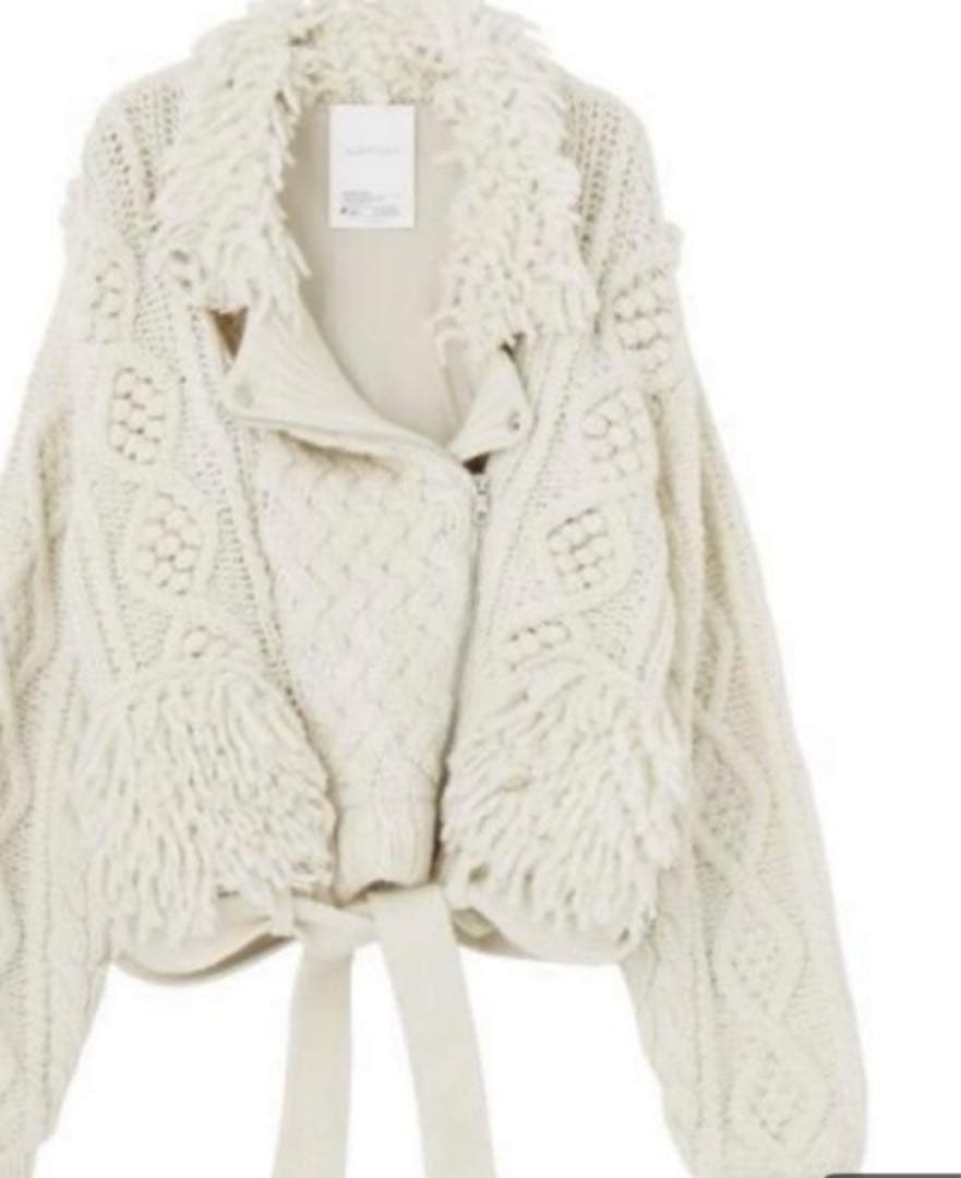 エレンディーク elendeek ニットライダース ELENDEEK（エレンディーク）の「プレーティングニットプルオーバー