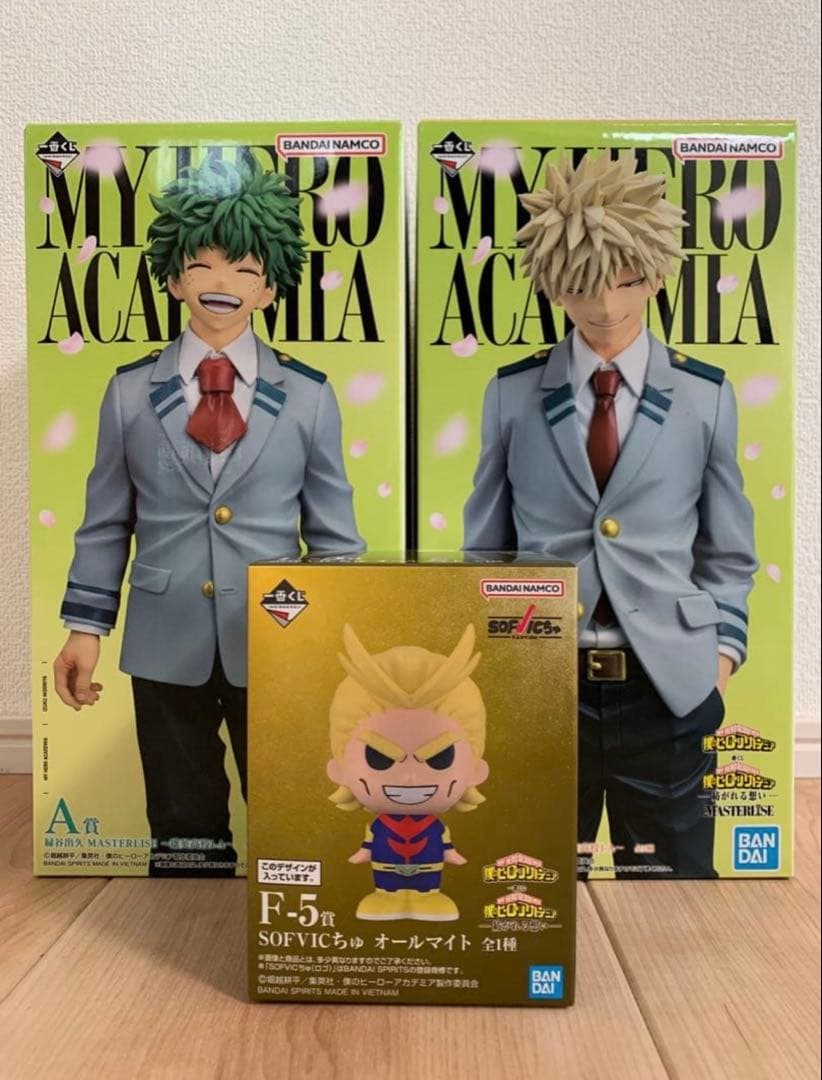 一番くじ 僕のヒーローアカデミア 紡がれる想い A賞 B賞 セット