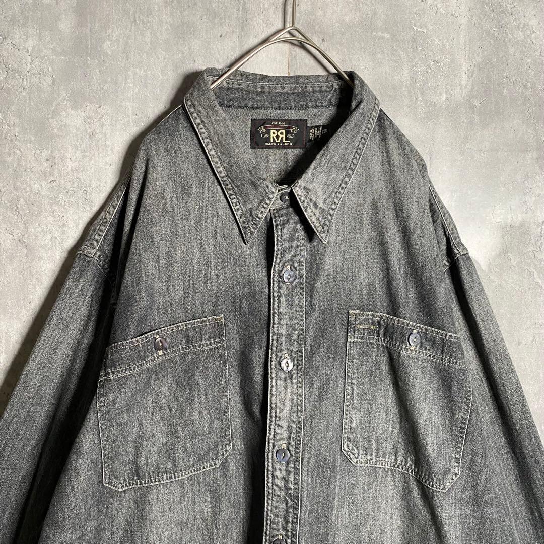 ⭐️極美品⭐️RRL デニムシャツ キムタク着用 グランメゾン東京 木村