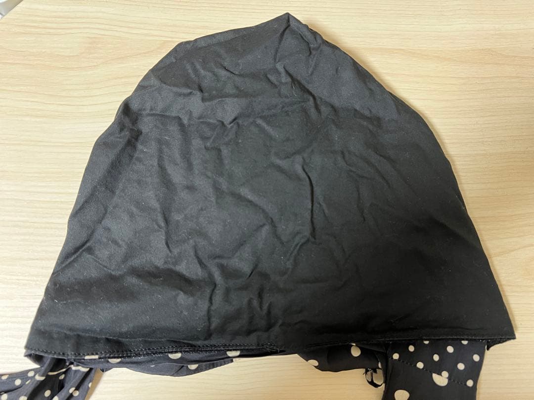 BAREN 医療用スカーフハット Dot Border -Orange Mサイズ