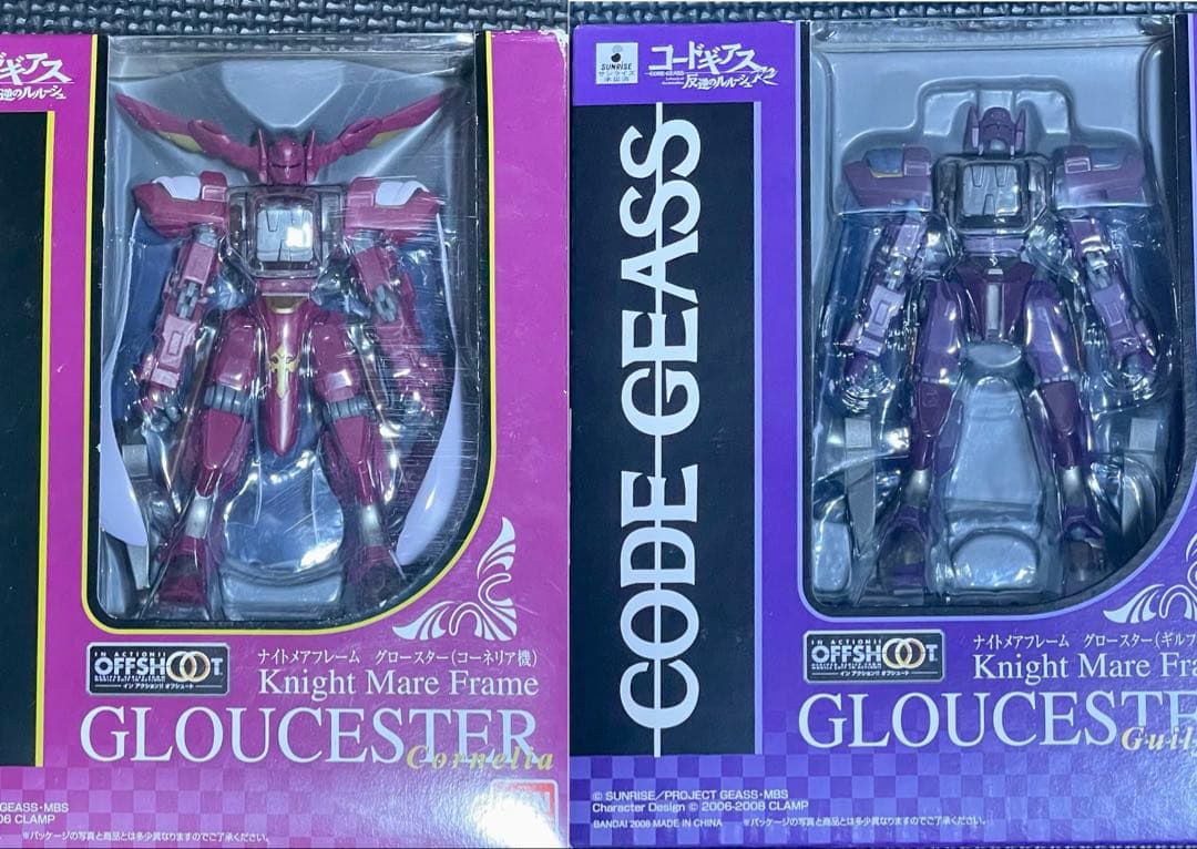 ナイトメアフレーム　グロースター （コーネリア機＆ギルフォード機）