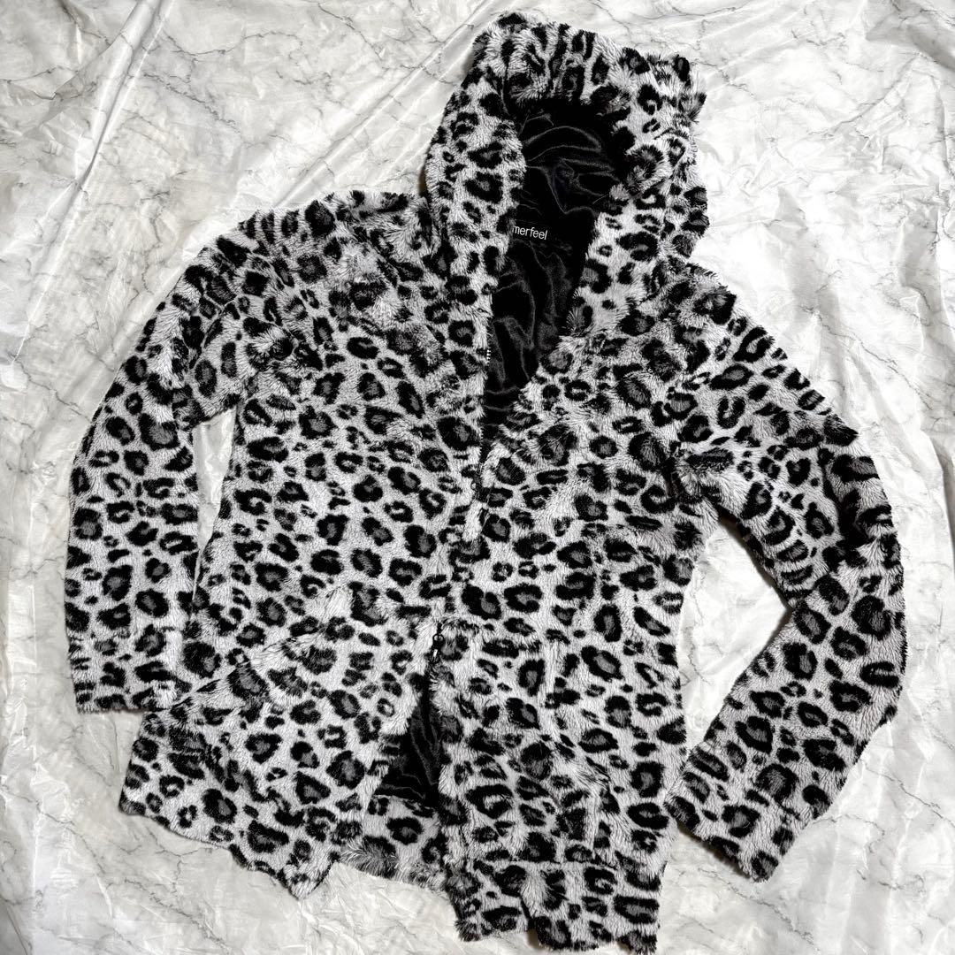 aimefeel レオパード パーカー ヒョウ柄 フード耳付き - メルカリ