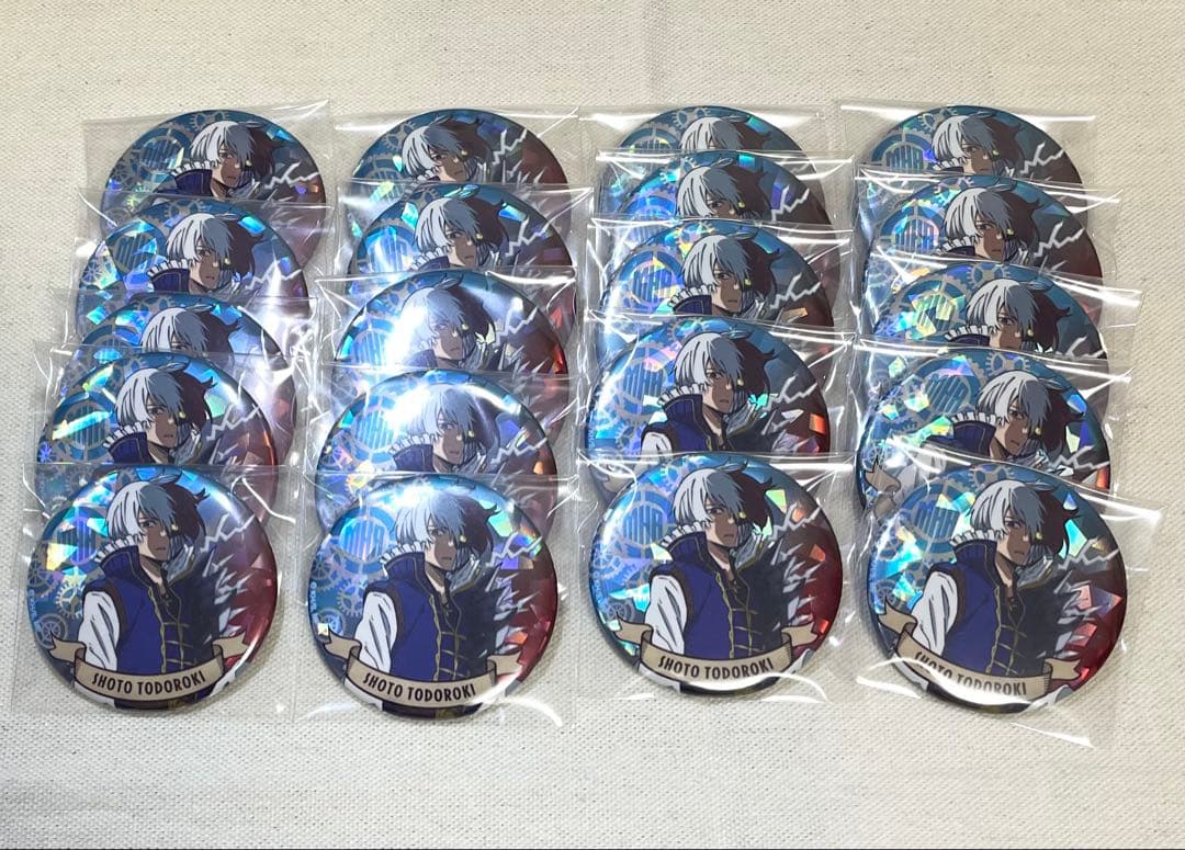 轟焦凍 十傑コスチュームホログラム缶バッジ 僕のヒーローアカデミア ヒロアカ