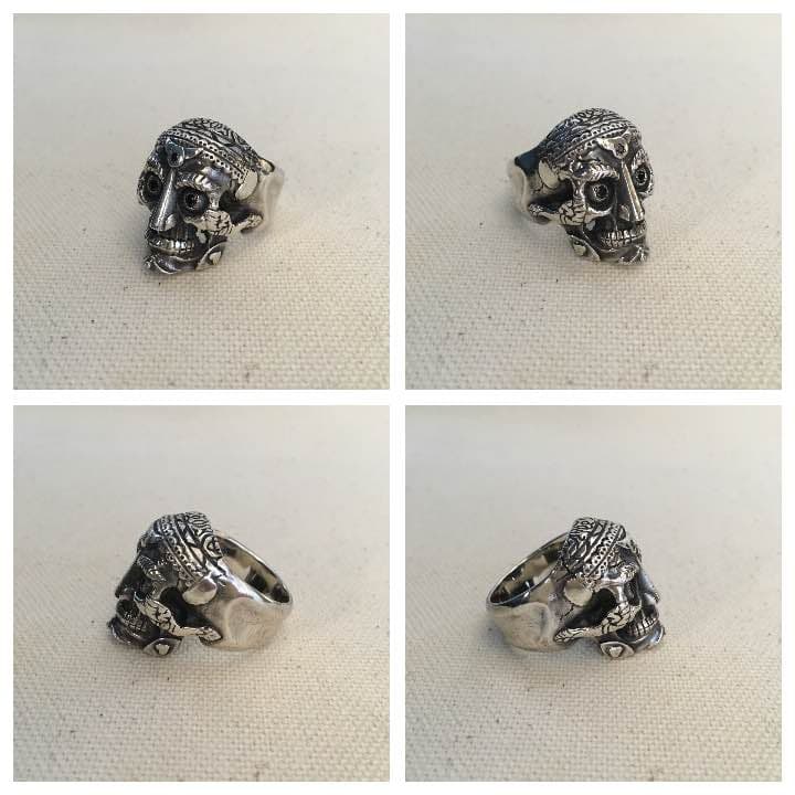 マジカルデザイン x ルードギャラリー コラボ チベタンスカルリング 19